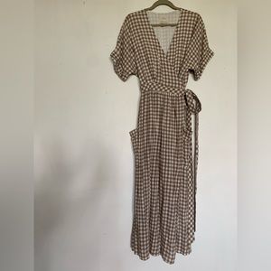 Urban Outfitters linen wrap dress